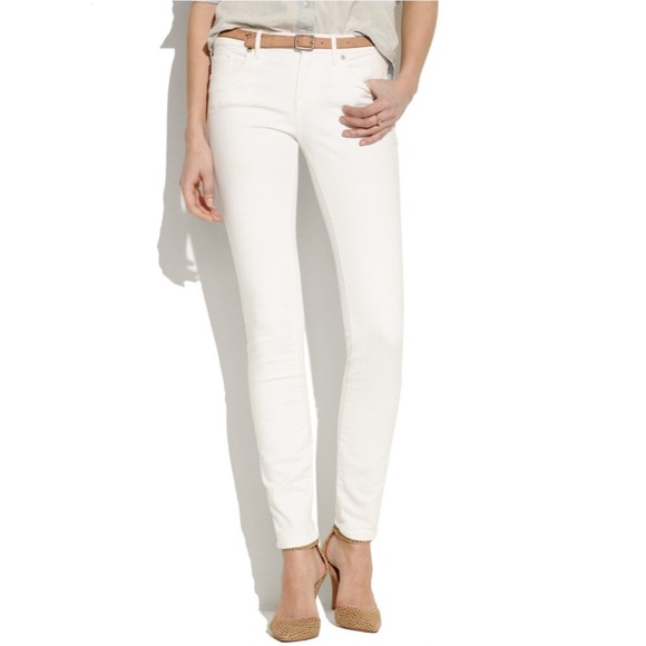 Madewell Denim - Madewell Skinny Skinny Jeans In White Size 27X32